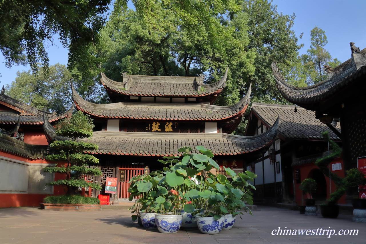 The Drum Tower of Wenshu Monastery