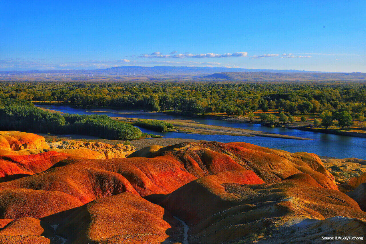 the Rainbow Beach