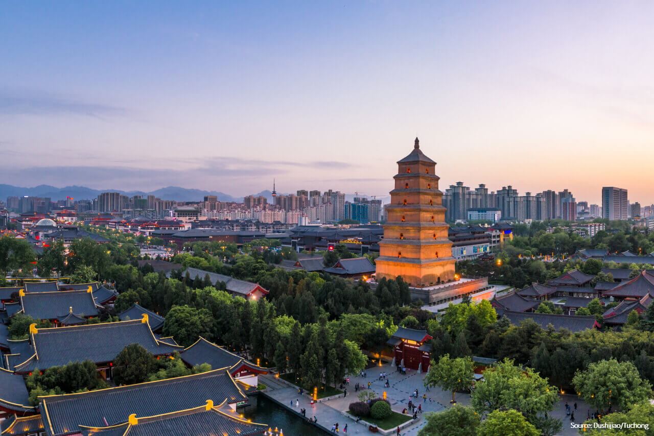 the Giant Goose Pagoda