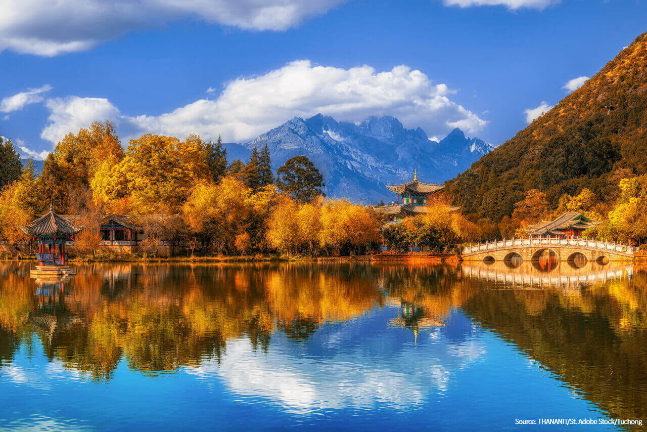 the Jade-Dragon Snow-capped Mountain